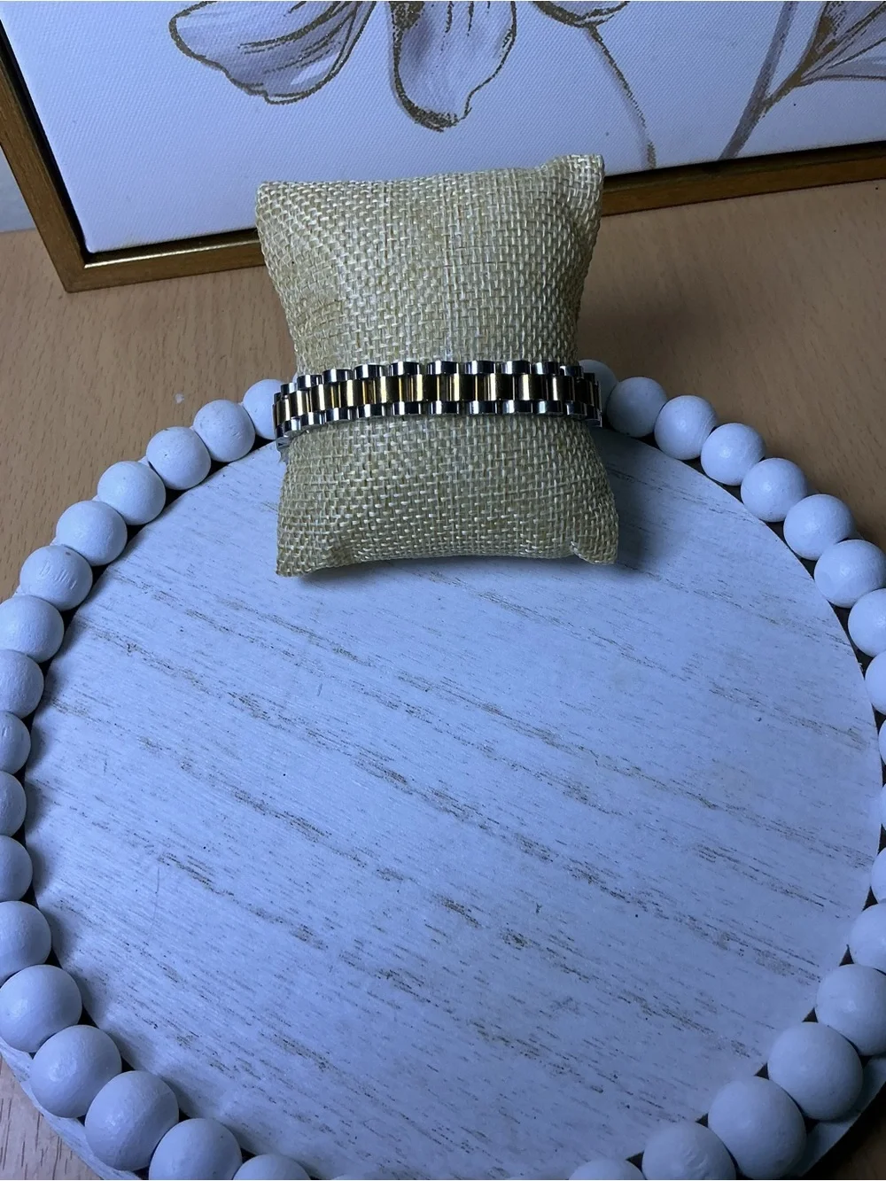 Two-Tone Stainless Steel Bracelet